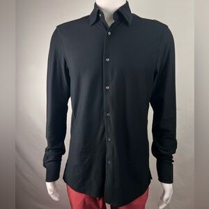 The Savile Row Company Men’s Long Sleeve Button-Up – Slim Fit, Size 15.5 / 34-35